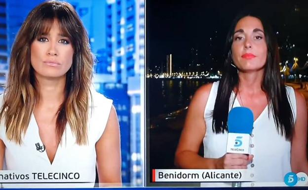 La reportera de Telecinco que sufrió un bloqueo en directo se disculpa en redes sociales