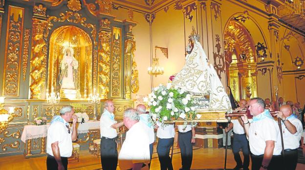 La Patrona de Lorca regresa a San Cristóbal