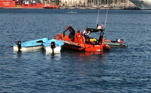 Interceptadas dos pateras con 30 inmigrantes a bordo en el litoral de Cartagena