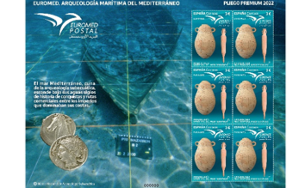 Correos emite un sello con imágenes del museo Arqua de Cartagena