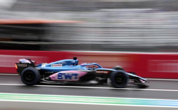 Alonso deja destellos de genialidad sobre la lluvia de Suzuka