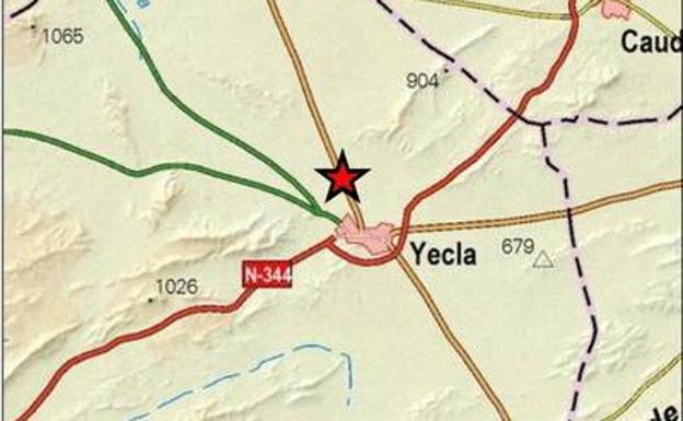 Un terremoto de 2,2 grados sobresalta a los vecinos de Yecla esta madrugada