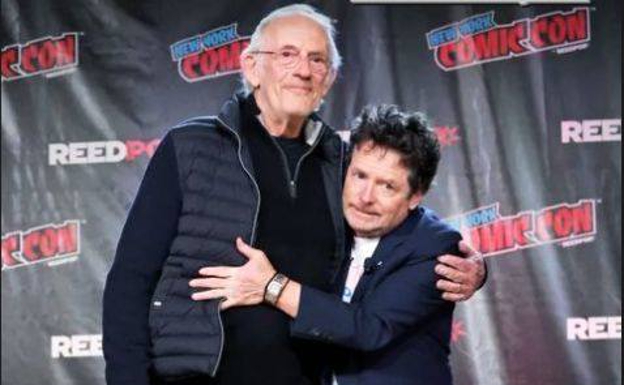 Marty McFly y ‘Doc’ Brown se reencuentran 37 años después