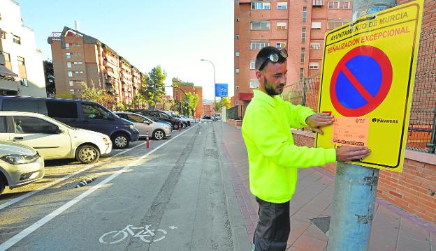 El inicio de las obras de movilidad en Murcia solo afectará a la circulación en Primo de Rivera y Pío Baroja