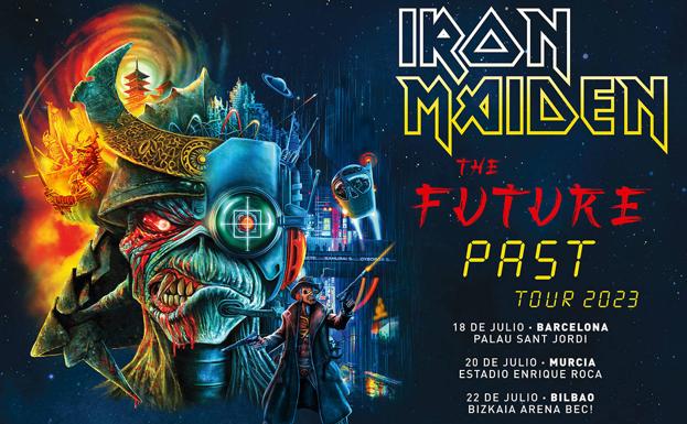 Las entradas para los conciertos de Iron Maiden en Murcia, Barcelona y Bilbao, a la venta este jueves