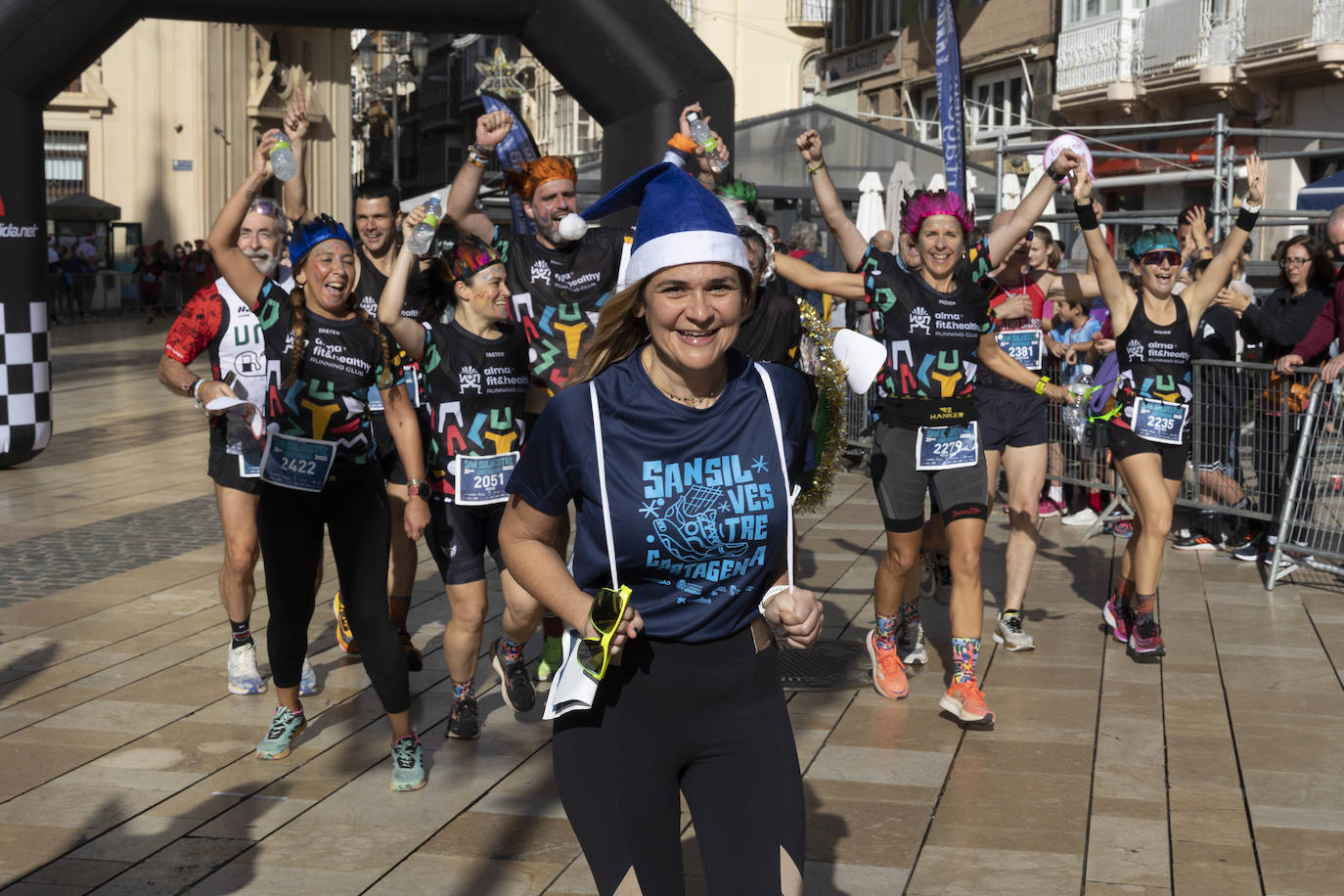 Las imágenes de la carrera de la San Silvestre de Cartagena 2022