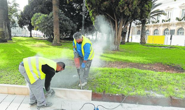 La Plaza Héroes de Cavite de Cartagena lucirá renovada en primavera, con más luz y zonas de descanso