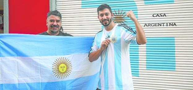 Los argentinos de Murcia se reencuentran gracias al Mundial