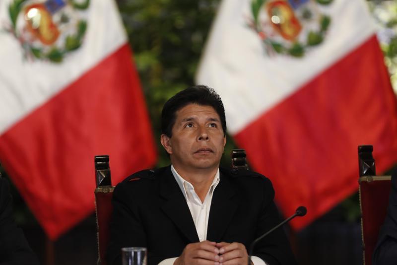 Terremoto político en Perú: Castillo disuelve el Congreso e instaura un Gobierno de excepción