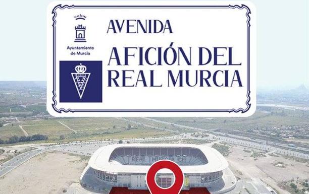 La afición del Real Murcia tendrá una calle junto al Enrique Roca