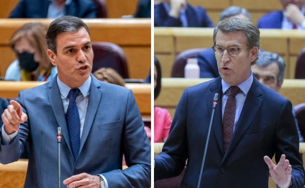 Sánchez y Feijóo despiden el año entre insultos de golpista y vendido al independentismo