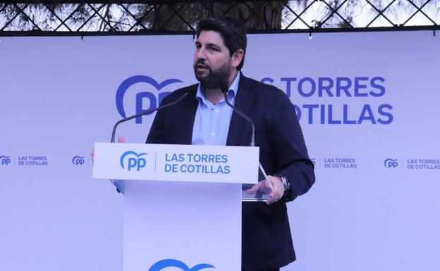 López Miras se une a la petición de elecciones generales que realiza Feijoó