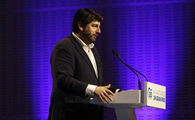 López Miras asegura que si el PP gobierna logrará «un Pacto Nacional del Agua»