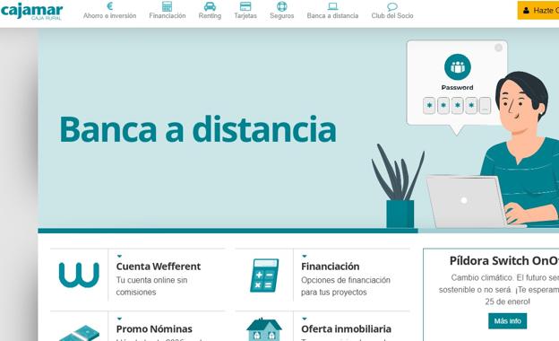 Cajamar soluciona el fallo de sus servicios tras cuatro días caídos