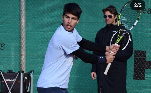 Así se recupera Carlos Alcaraz de su lesión para regresar muy pronto a la pista