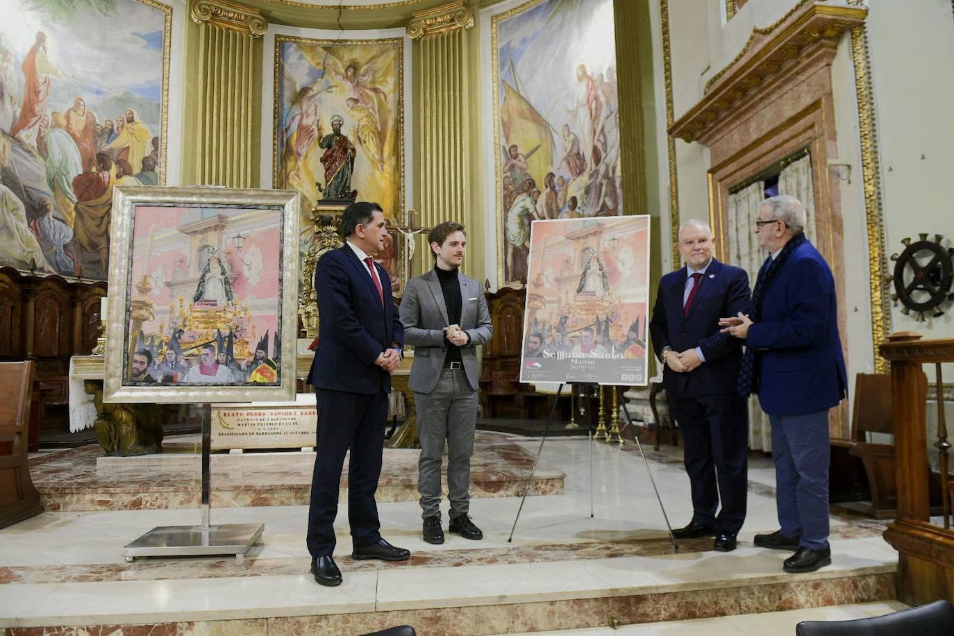 La Virgen del Rosario, de la Caridad, protagoniza el cartel de la Semana Santa de Murcia 2023