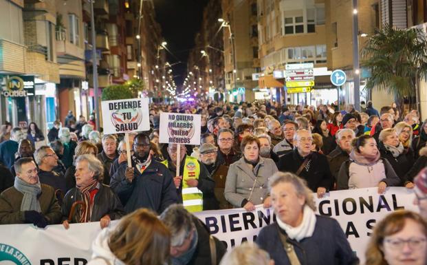 El Guadalentín pide justicia sanitaria en las calles en su tercera protesta