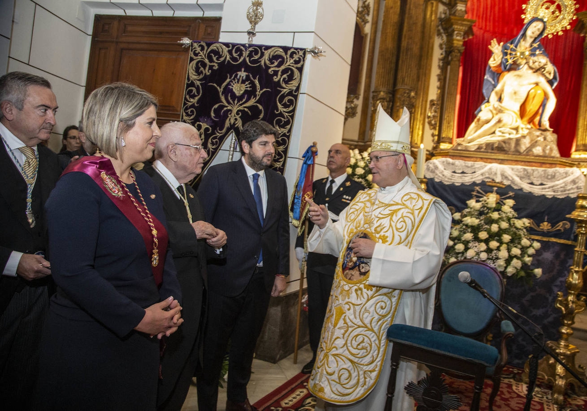 Lorca Planes anuncia la indulgencia a los que acompañen a la Caridad el 23 de abril