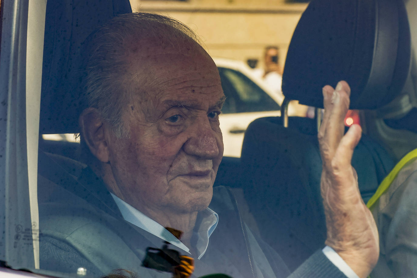 El rey Juan Carlos llega a Sanxenxo en su segunda visita a España desde su autoexilio