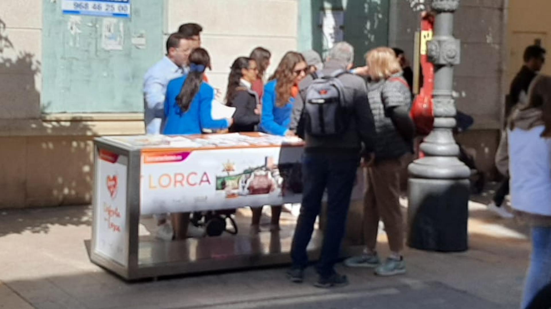 Más de 12.000 personas fueron atendidas en los 10 puntos de información turística de Lorca en Semana Santa