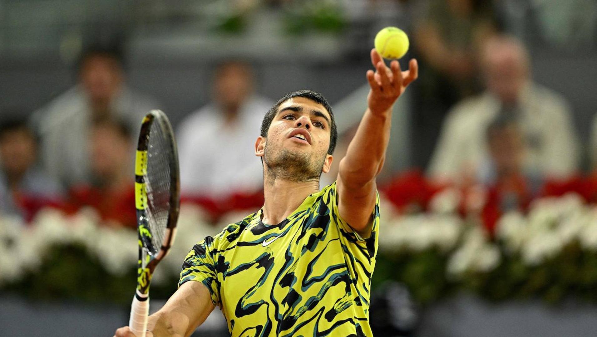 Horario y dónde ver el partido de Carlos Alcaraz frente a Zverev en el Mutua Madrid Open