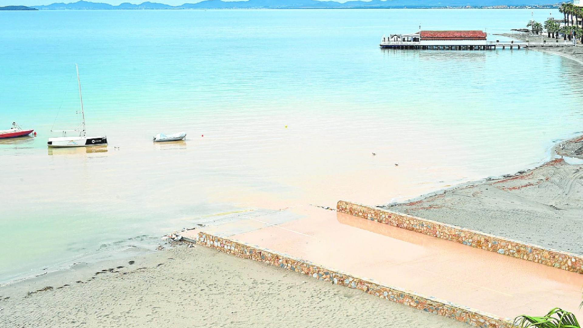 El tanque de tormentas se estrena para frenar la llegada de agua al Mar Menor