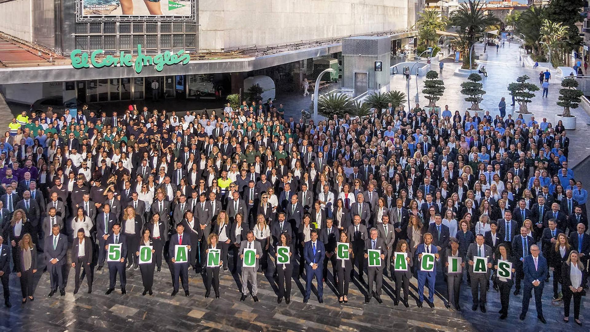 El Corte Inglés celebra sus 50 años en Murcia con una exposición