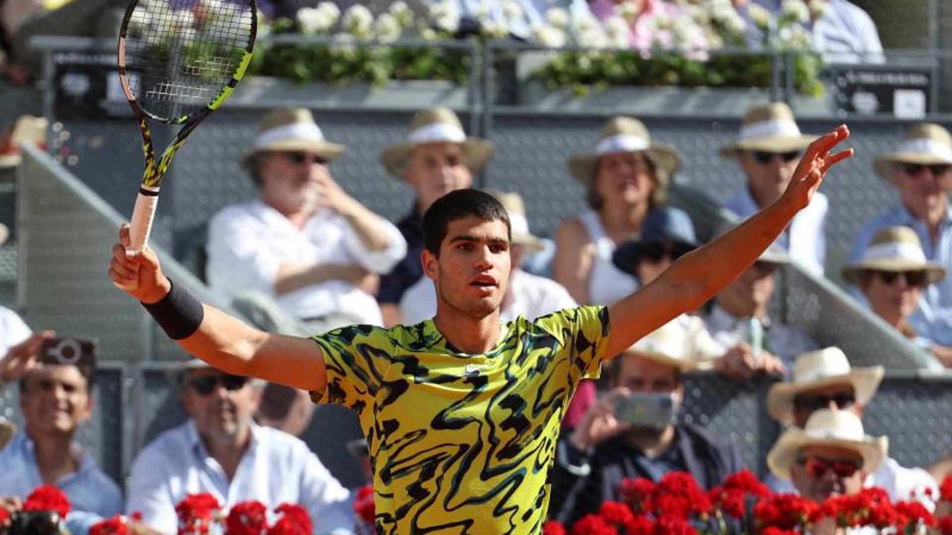 Exhibición de Alcaraz para regalarse la final del Masters 1.000 de Madrid