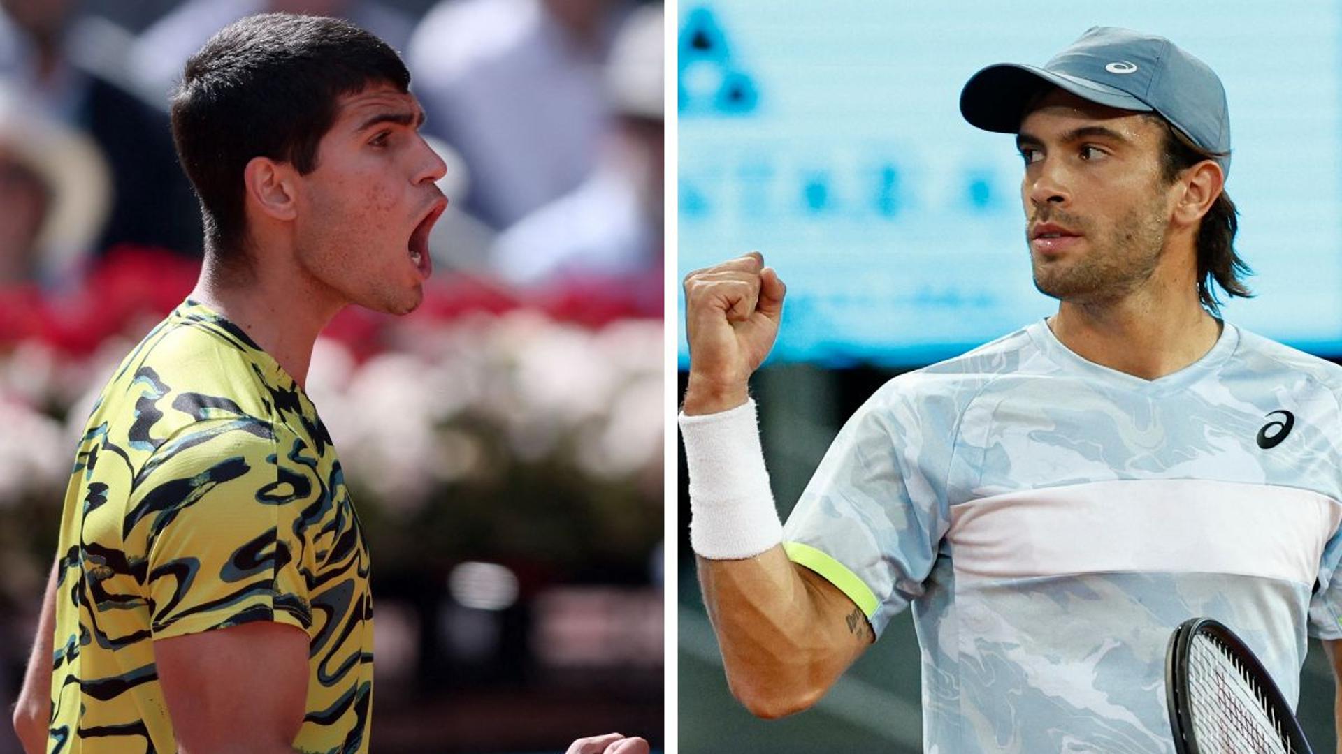 Horario y dónde ver el partido de Carlos Alcaraz frente a Coric en el Mutua Madrid Open