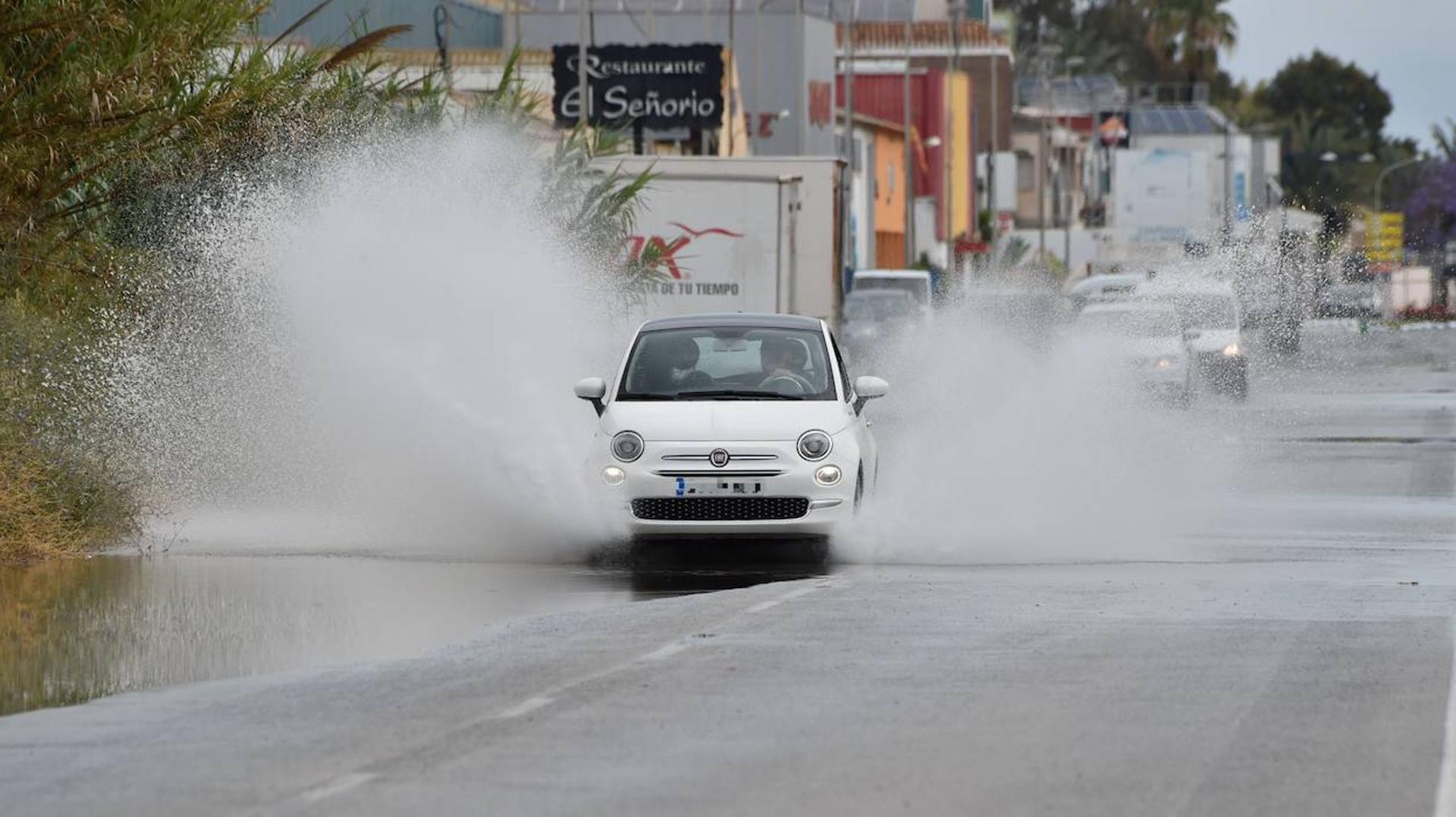 La alerta amarilla por lluvia se mantiene hasta este jueves en la Región de Murcia