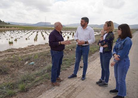 El término Arriba de Jumilla resulta «catastróficamente dañado» por las últimas lluvias