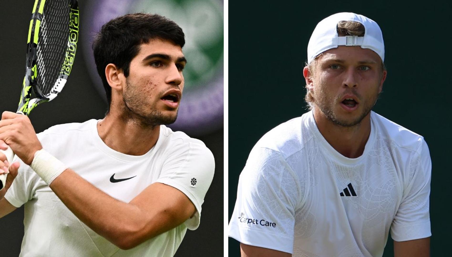 Horario y dónde ver el partido de Carlos Alcaraz en Wimbledon ante Alexandre Muller