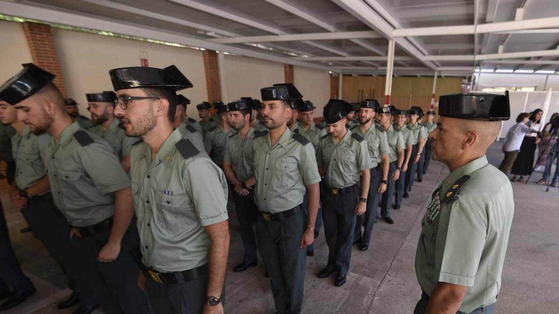 La Guardia Civil refuerza su plantilla con 71 agentes en prácticas en la Región de Murcia