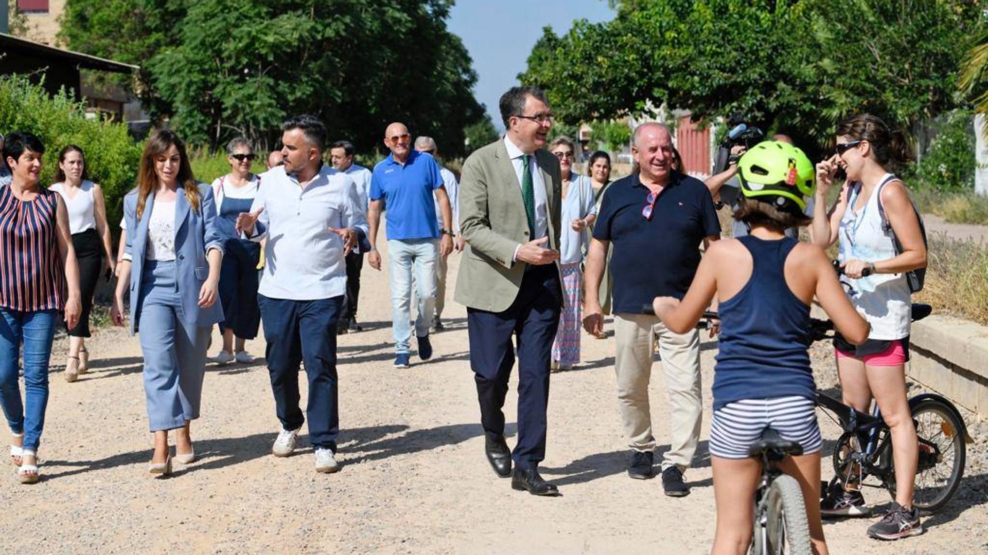 La Fase II de la Vía Verde de Murcia recuperará los apeaderos de Los Ramos y Beniaján