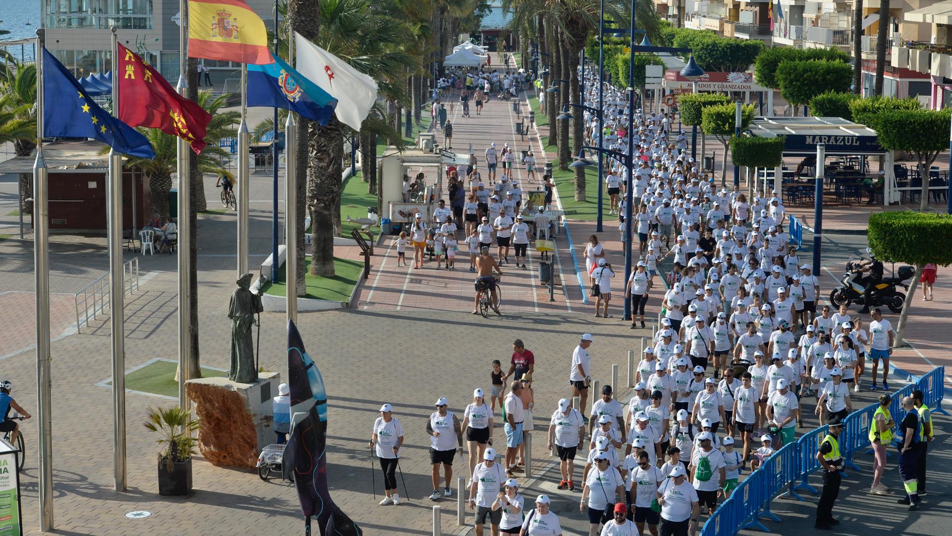 Marcha solidaria en San Javier por la agricultura