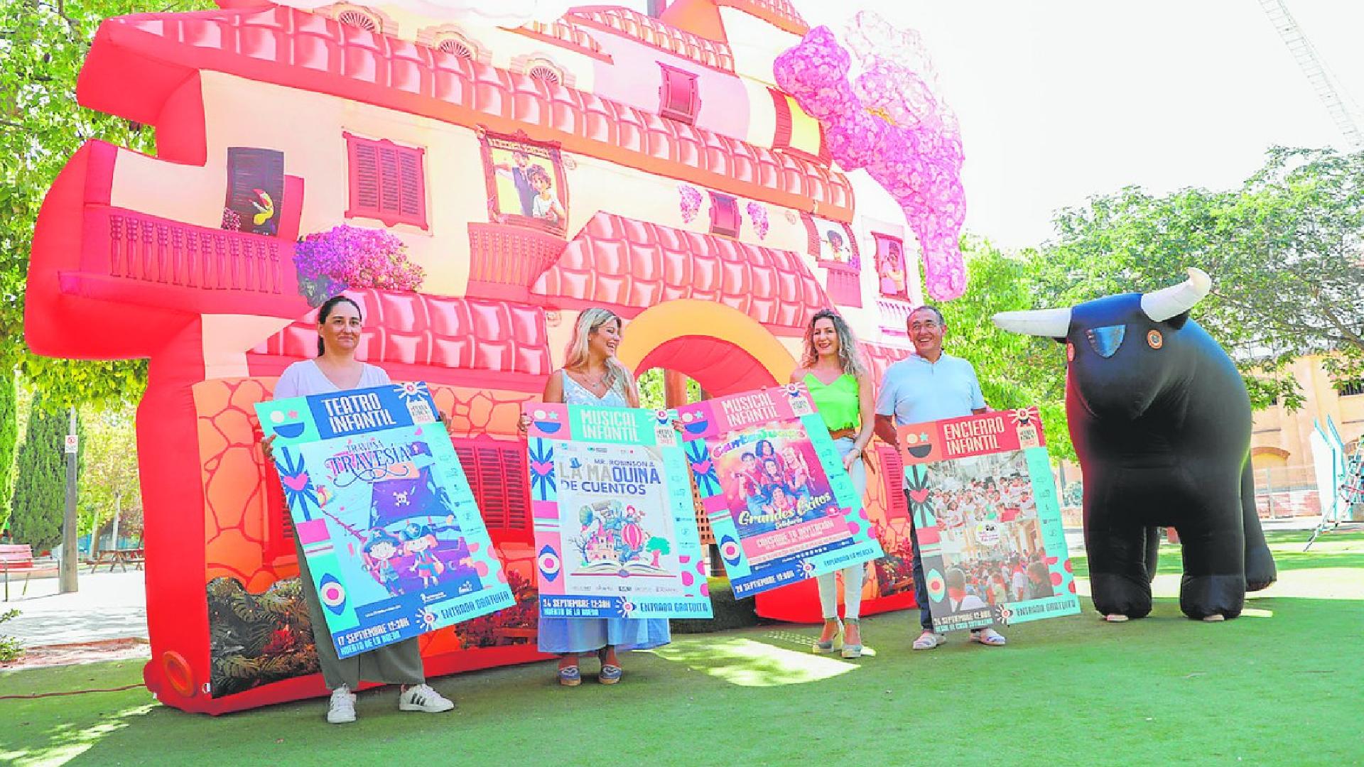 La Feria de Lorca programa un encierro con hinchables y musicales para los niños