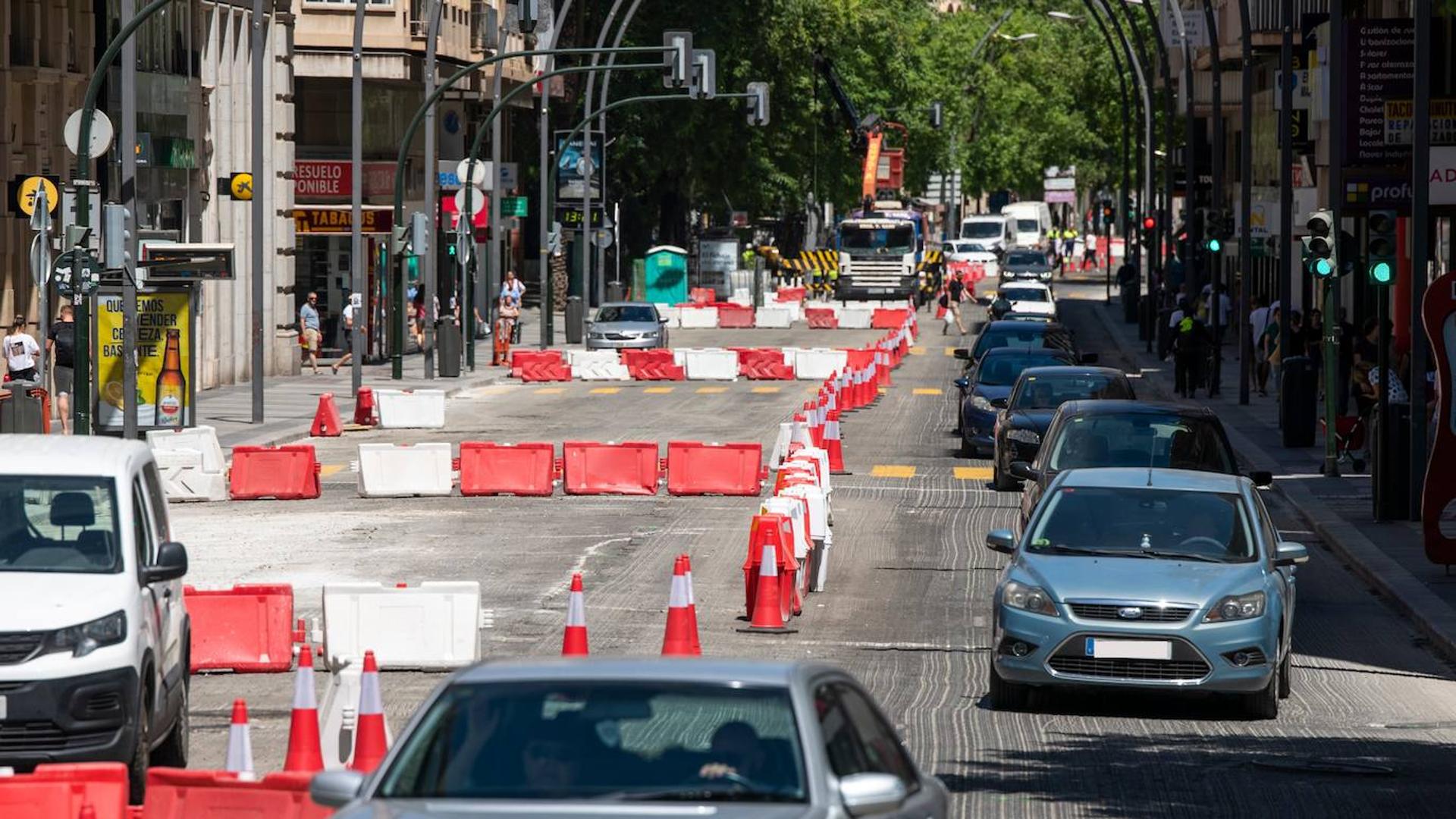 Este lunes empiezan los trabajos de asfaltado en las vías de Murcia donde se ejecutan las obras de movilidad