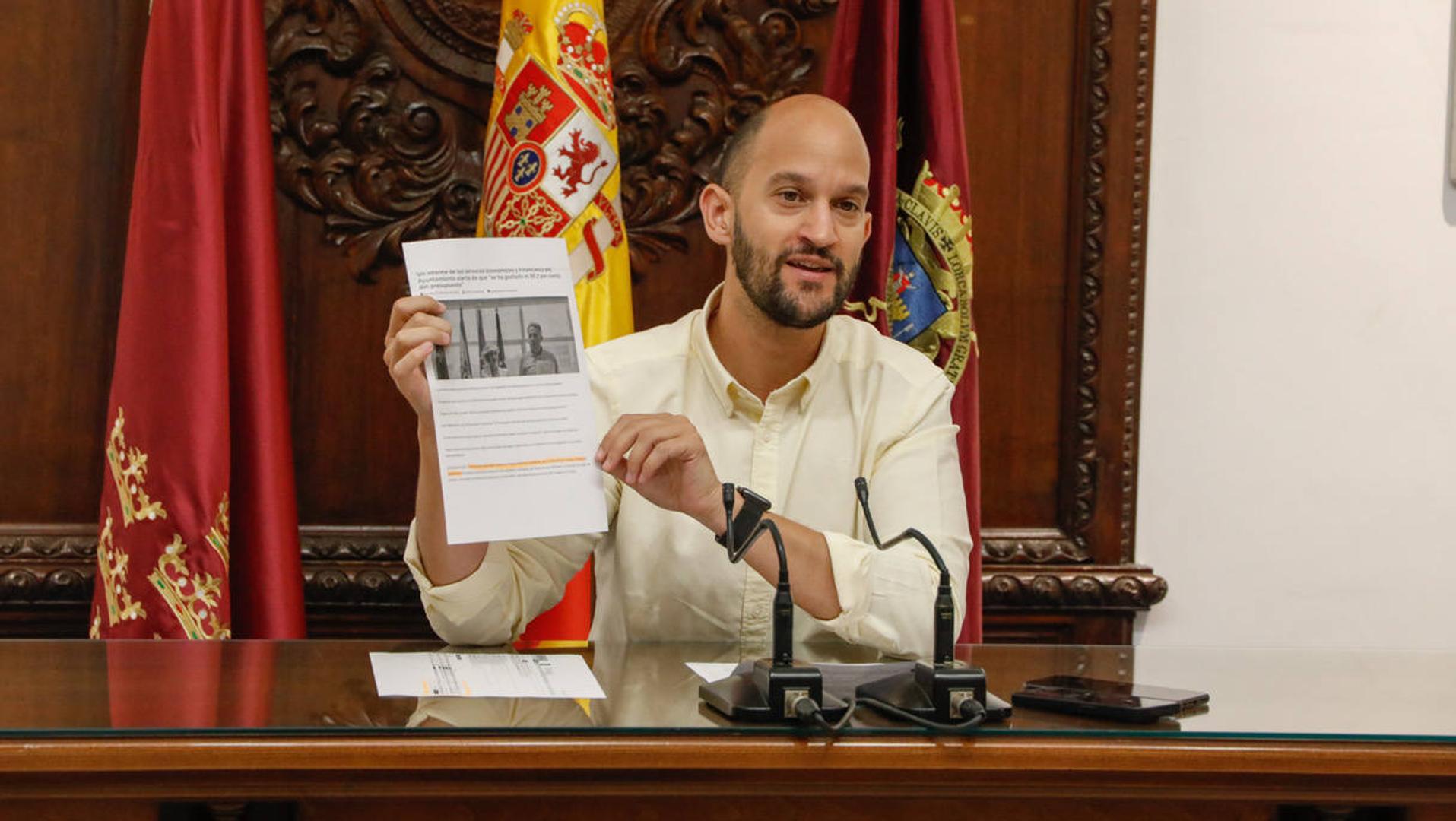 Continúa en cruce de acusaciones por las cuentas del Ayuntamiento de Lorca