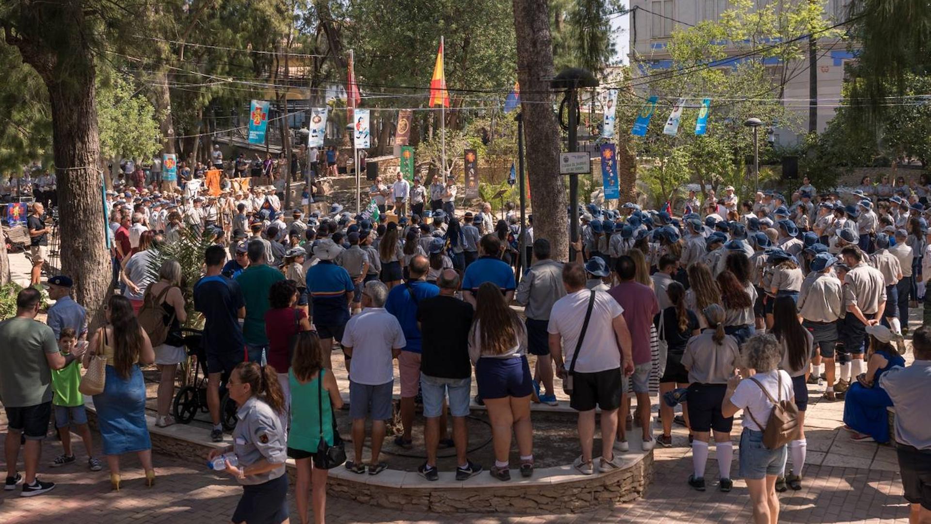 La Organización Juvenil Española celebra en Archena su día grande