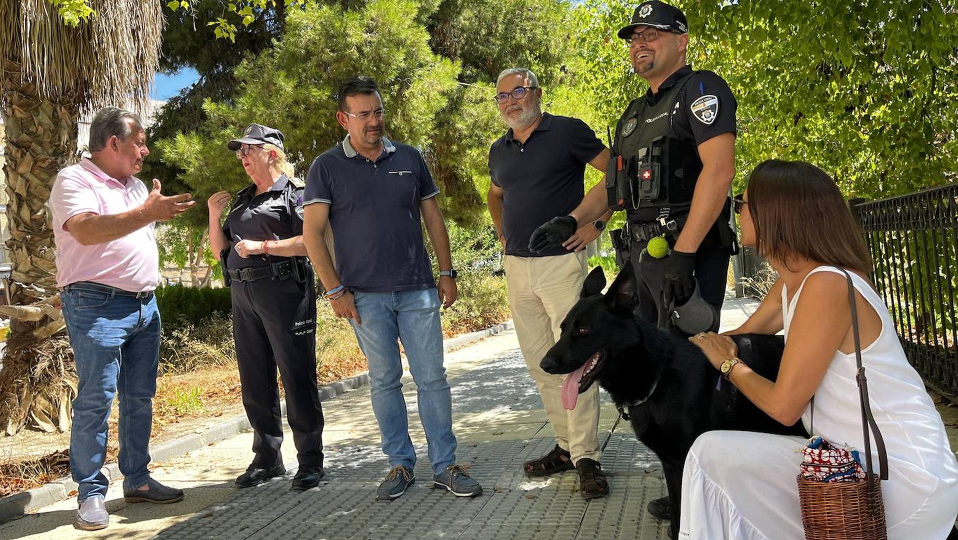 La Policía Local de Cieza recupera su unidad canina tras dos años sin servicio