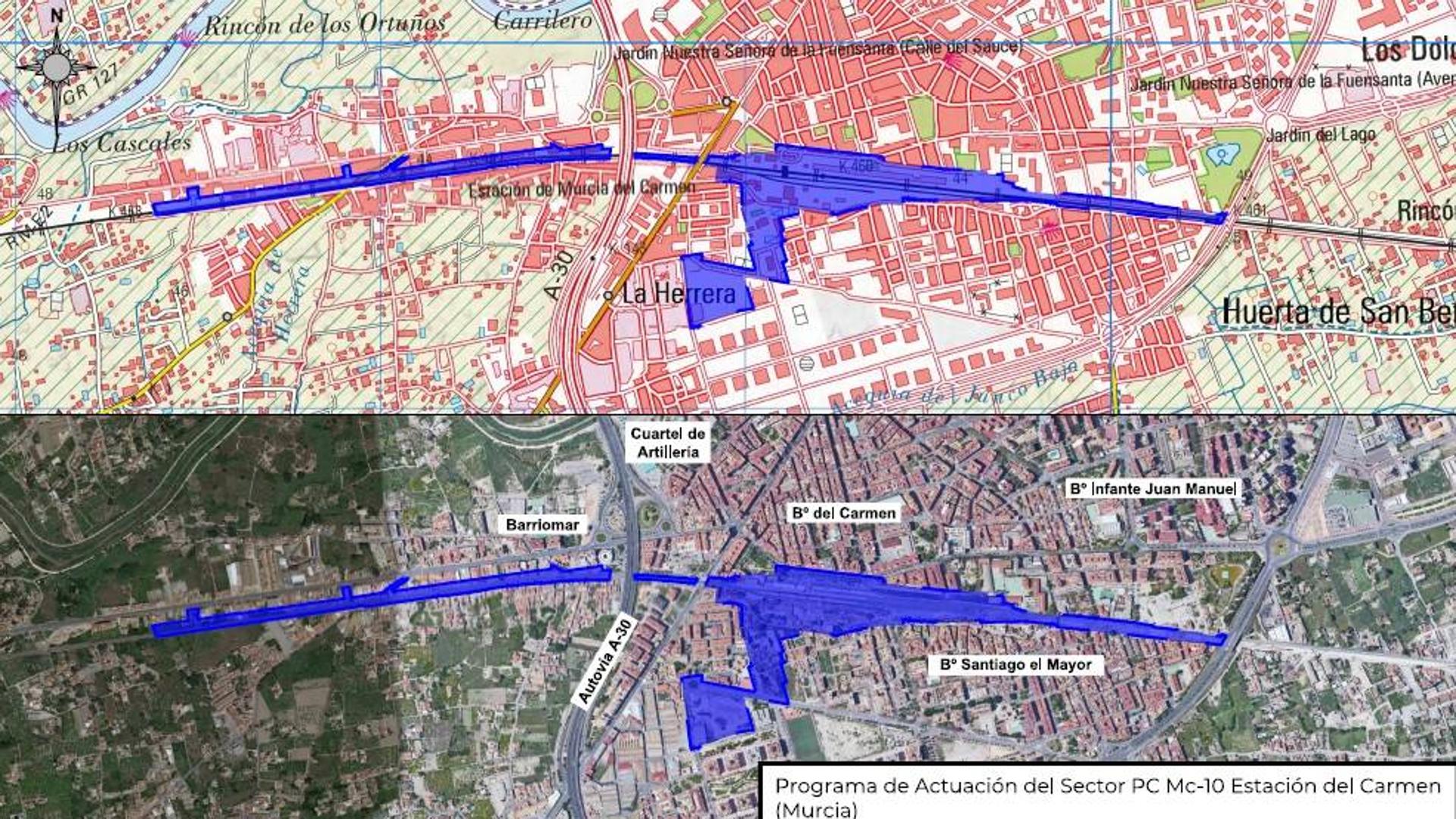 El PSOE pide ampliar el plazo de alegaciones a la urbanización de la estación del Carmen y el Consistorio replica que comenzará en septiembre