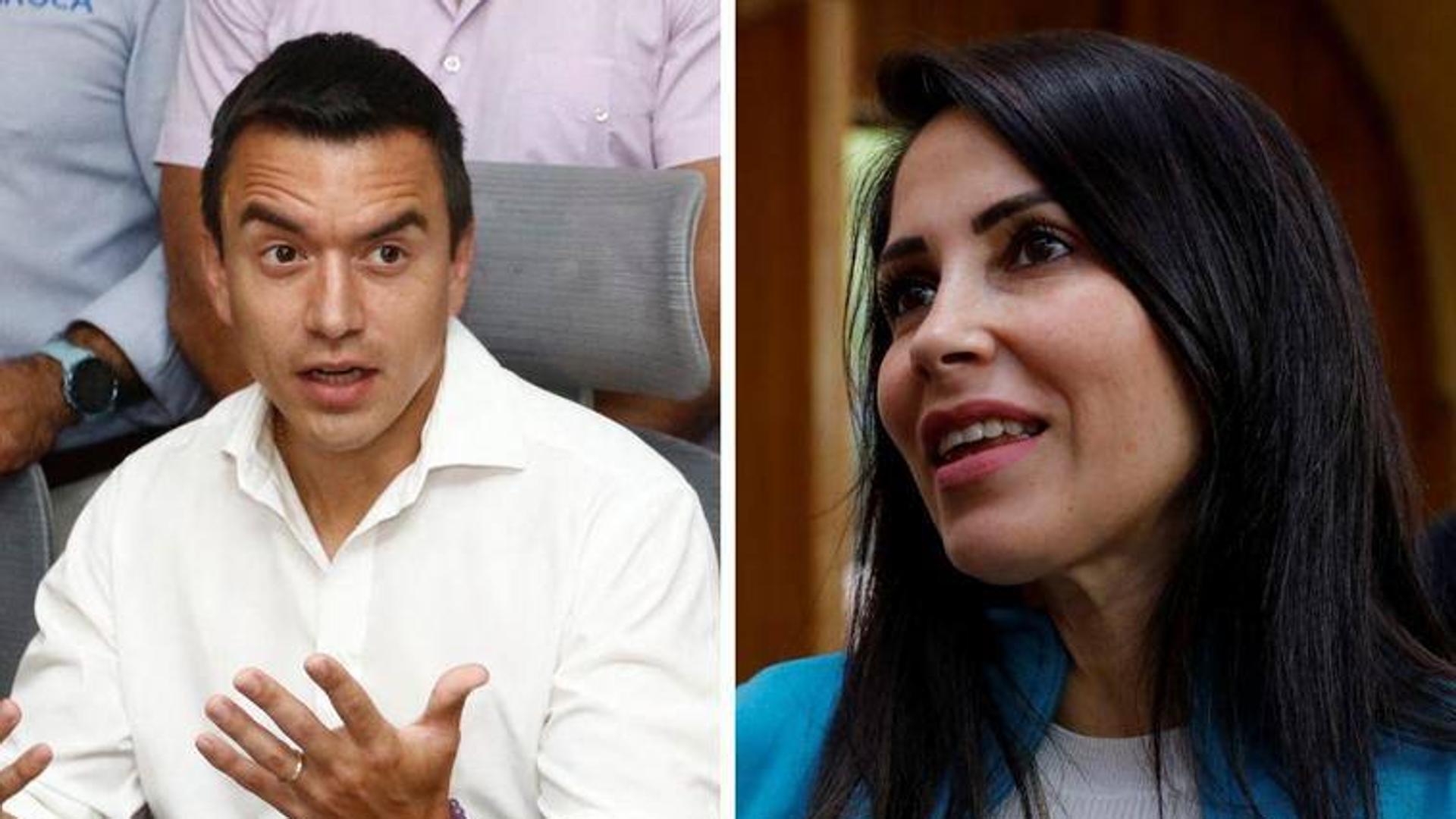 La correísta Luisa González y el empresario Daniel Noboa se jugarán la presidencia de Ecuador