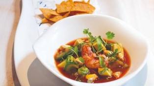 Ceviche de gamba roja