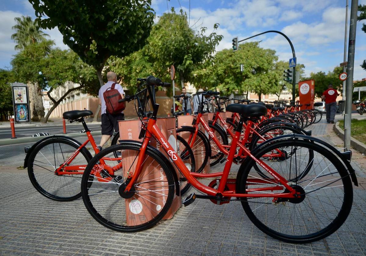 Renuevan las bicicletas de alquiler en Murcia con la suma de 600 vehículos