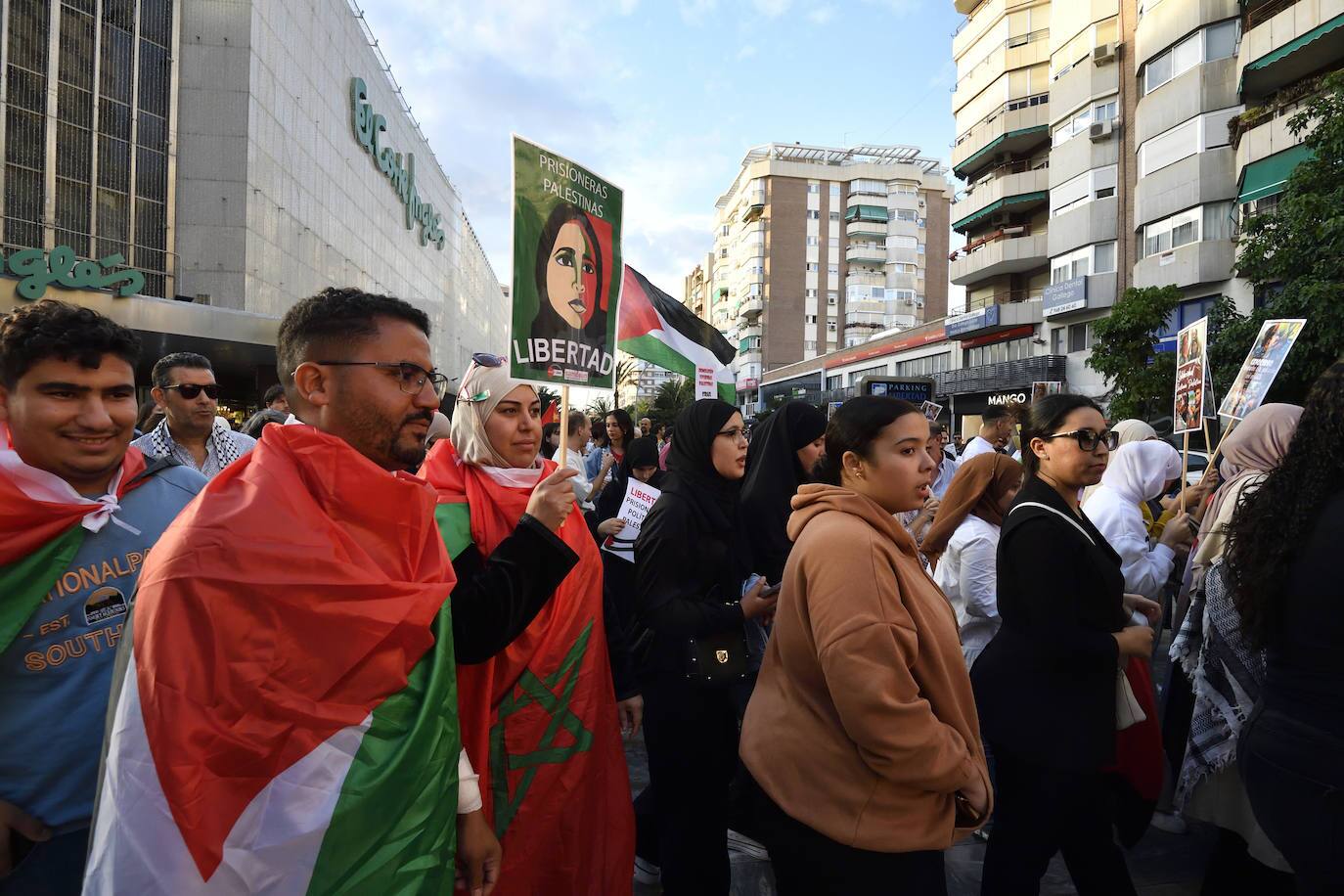 Protesta «en defensa del pueblo palestino»