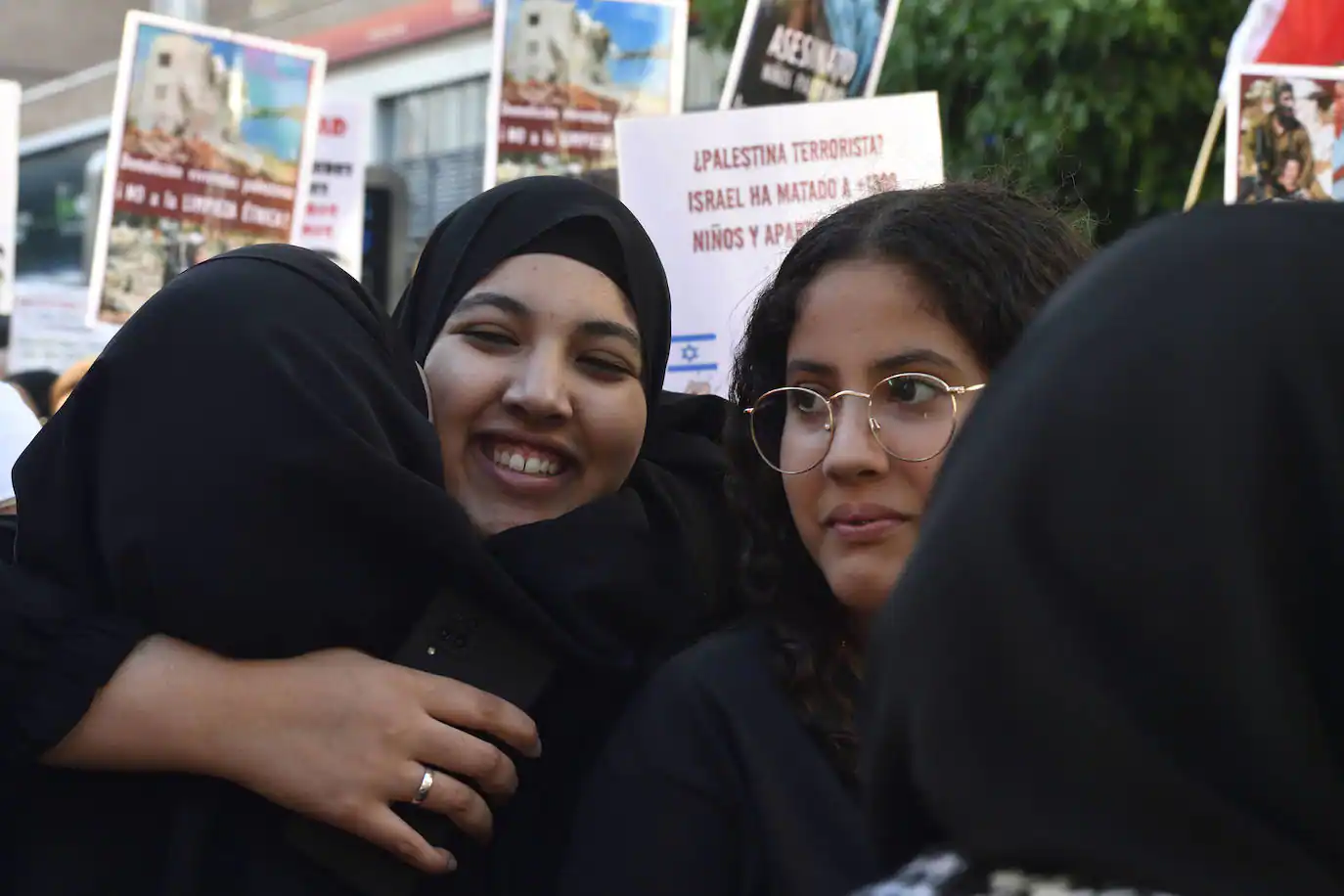 Protesta «en defensa del pueblo palestino»