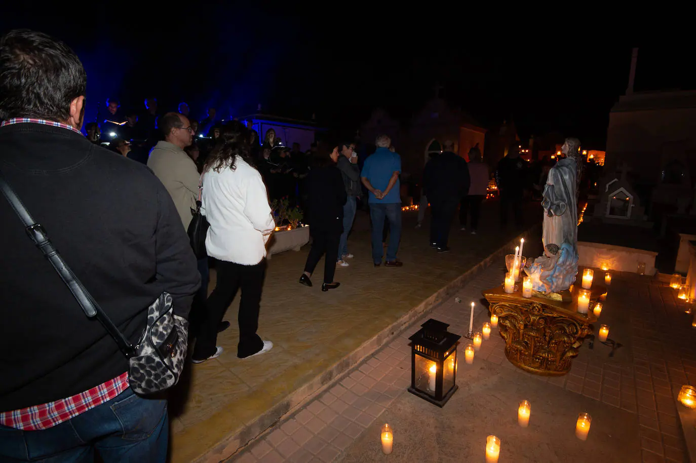 Don Juan Tenorio enel cementerio de San Javier, en imágenes