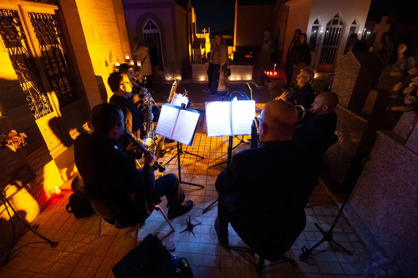 Don Juan Tenorio enel cementerio de San Javier, en imágenes