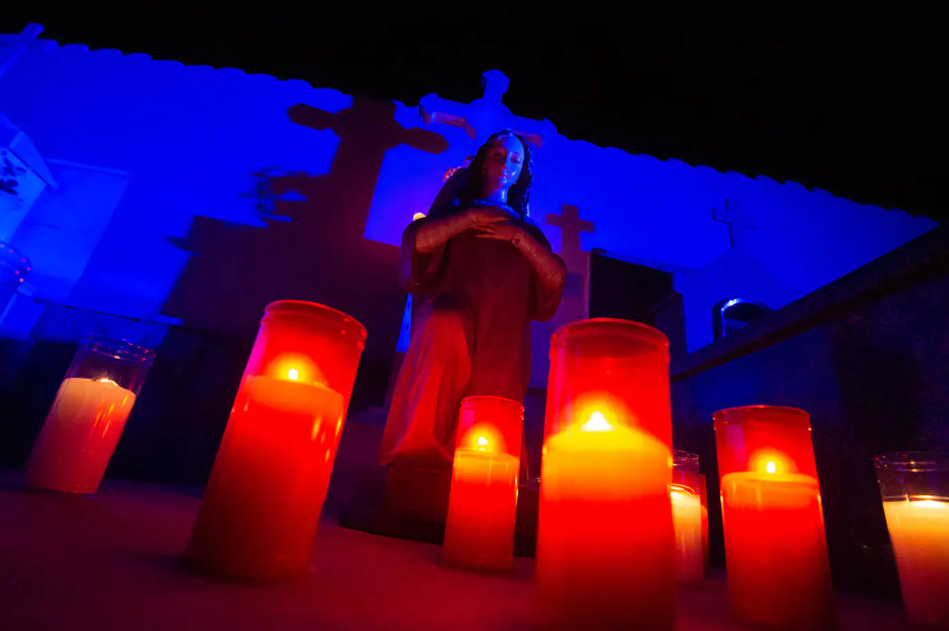 Don Juan Tenorio enel cementerio de San Javier, en imágenes