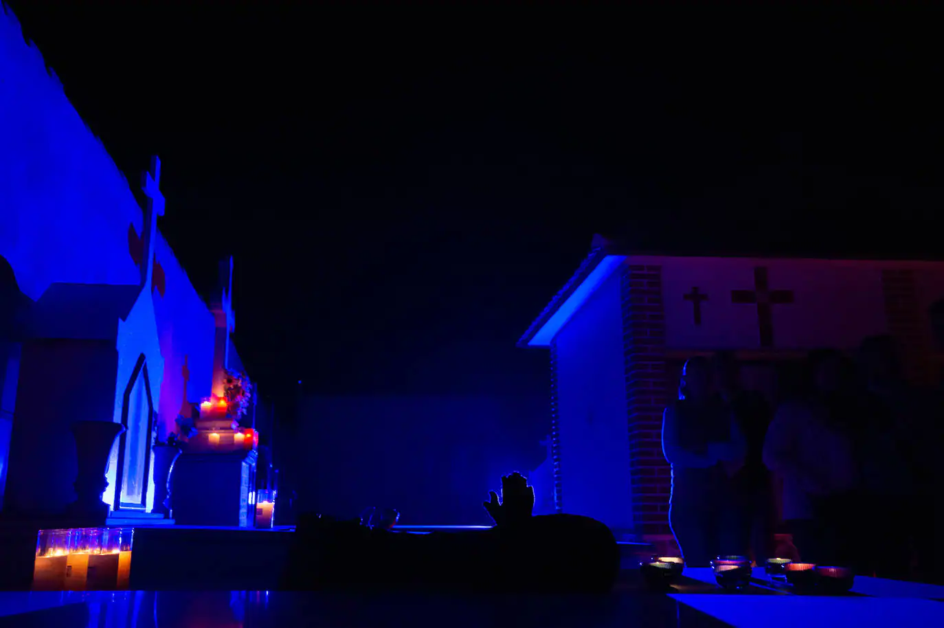 Don Juan Tenorio enel cementerio de San Javier, en imágenes